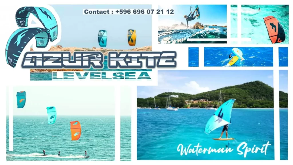 Azur kite by level sea, école de kitesurf et wingfoil en martinique
